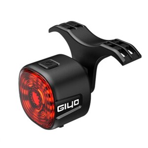 GIYO велосипедный интеллектуальный тормозной задний фонарь IP66 Водонепроницаемы 6 режимов освещения Type-C высокая ярко