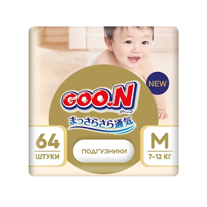 GOO. N Подгузники Soft 3/M (7-12 кг) 64 от компании Admi - фото 1