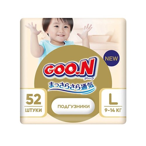 GOO. N Подгузники Soft 4/L (9-14 кг) 52 от компании Admi - фото 1