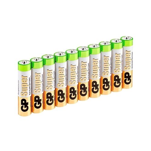 GP BATTERIES Батарейки АА пальчиковые алкалиновые Super Alkaline, набор 10 шт 10.0 от компании Admi - фото 1