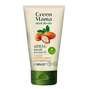 GREEN MAMA Крем-филлер для лица дневной с маслом арганового дерева 40+ Natural Skin Care