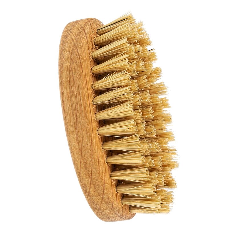 GROSHEFF Щетка для бороды овальная small с щетиной кабана от компании Admi - фото 1