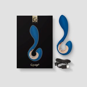 GVIBE Массажер простаты Gpop 2 Indigo Blue