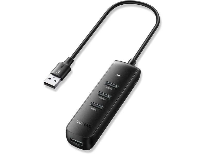 Хаб Ugreen CM416 USB 3.0 4-Port Hub Black 10915 от компании Admi - фото 1