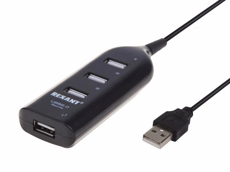 Хаб USB Rexant 4xUSB 2.0 18-4105 от компании Admi - фото 1