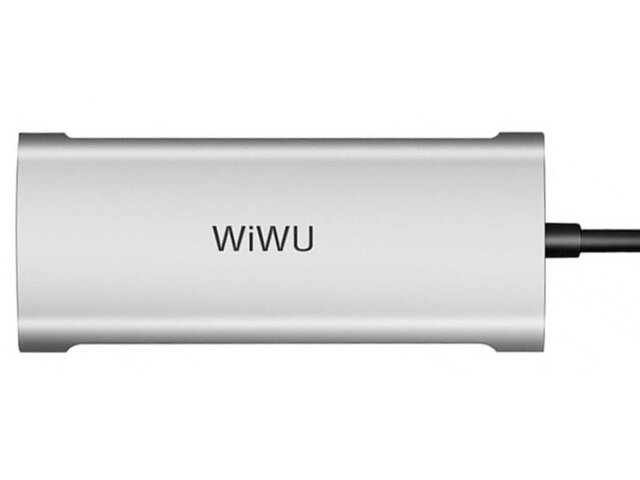 Хаб USB Wiwu Alpha A631STR 3xUSB/RJ45/SD/microSD Grey 6973218930213 от компании Admi - фото 1