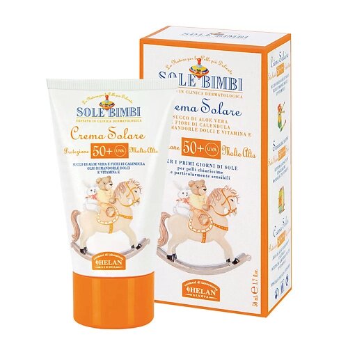 HELAN Солнцезащитный крем SPF 50+ Sole Bimbi 50.0 от компании Admi - фото 1