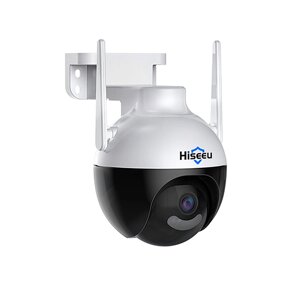 Hiseeu 4K 8MP WiFi Security камера На открытом воздухе Интеллектуальная PTZ 2-сторонняя аудиокамера Ночное видение AI Об