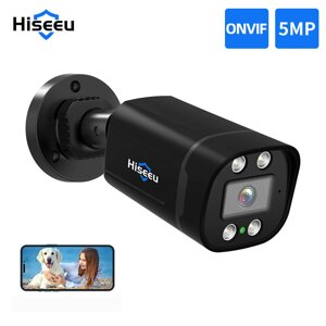 Hiseeu AHB915 AHD 5MP CCTV камера IR Обнаружение движения ночного видения IP66 Водонепроницаемы Аудиозапись Дистанционны