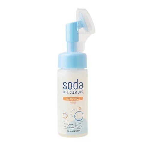 HOLIKA HOLIKA Пенка для лица очищающая Soda Tok Tok Clean Pore Bubble Foam от компании Admi - фото 1