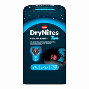 HUGGIES Подгузники трусики Drynites 8-15 лет 9.0