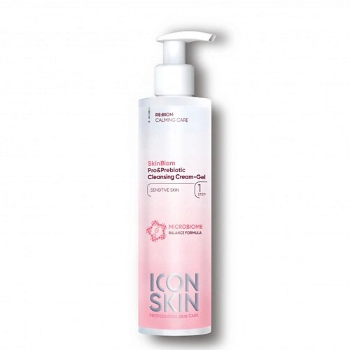ICON SKIN Очищающий крем-гель для умывания c про- и пребиотиками Skinbiom 150.0 от компании Admi - фото 1