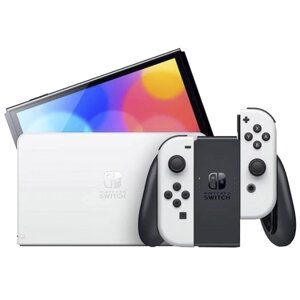 Игровая приставка Nintendo Switch OLED, белая