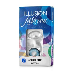 ILLUSION Цветные контактные линзы fashion ADONIS blue