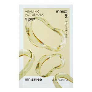 INNISFREE Маска для лица с витамином С для сияния кожи Active Mask