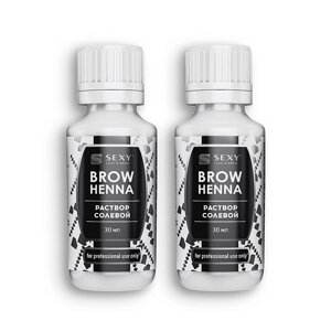Innovator cosmetics комплект растворов солевых для очищения ресниц и бровей SEXY BROW HENNA 60