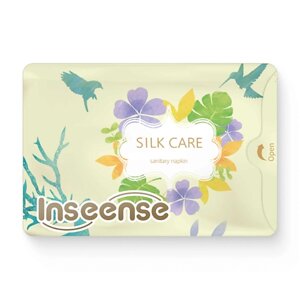 INSEENSE Прокладки женские гигиенические ночные плюс Silk Care 8.0
