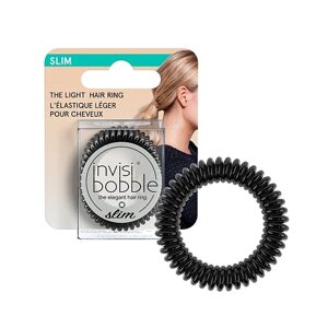 INVISIBOBBLE Резинка-браслет для волос SLIM True Black (с подвесом)