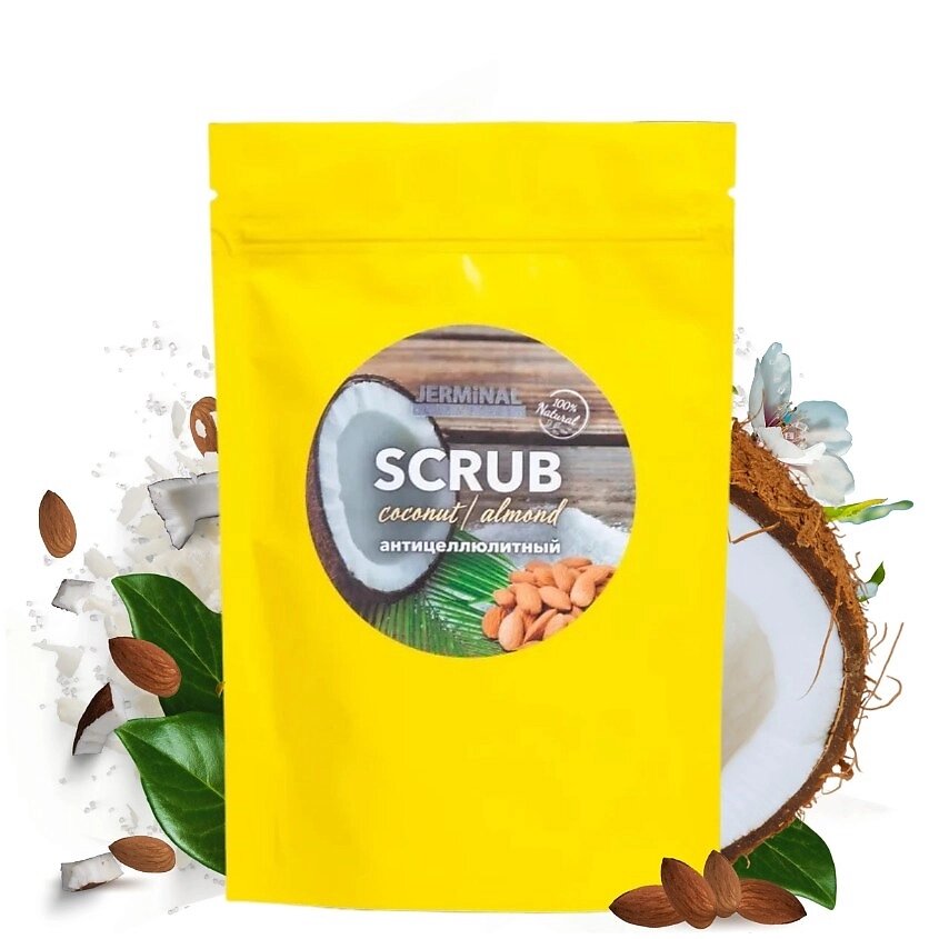 JERMINAL COSMETICS Скраб "SUPER  SCRUB" Кокосовый для тела "Баунти" PROFESSIONAL LINE 150.0 от компании Admi - фото 1