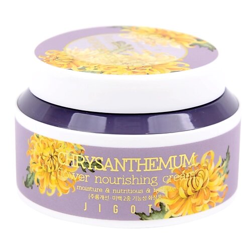 Jigott крем для лица хризантема chrysanthemum flower nourishing cream 100.0