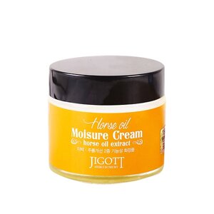 Jigott крем для лица лошадиный жир HORSE OIL moisture cream 70.0