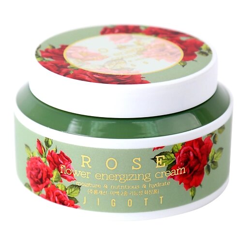 JIGOTT Крем для лица РОЗА ROSE Flower Energizing Cream 100.0