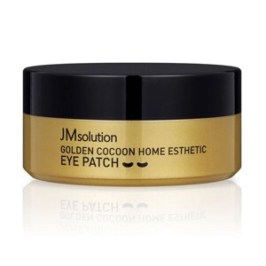 JM SOLUTION Патчи для области вокруг глаз гидрогелевые золотые с шелком кокона Golden Cocoon Home Esthetic Eye Patch