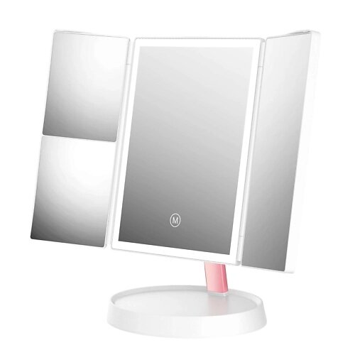 JORDAN&JUDY Зеркало для макияжа NV549, с трёхцветной подсветкой и увеличением от компании Admi - фото 1
