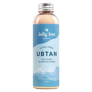 JULLY BEE Скраб-пудра для ухода за жирной кожей лица UBTAN