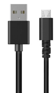 Кабель Bron micro - USB витой, черный