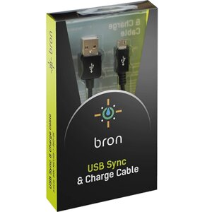 Кабель Bron Mini-USB, черный