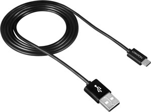 Кабель canyon micro-USB CNE-USBM1b, черный