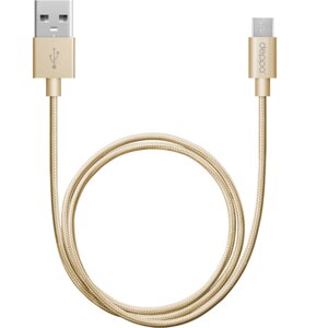 Кабель Deppa USB - micro USB, золотой (1,2 метра)