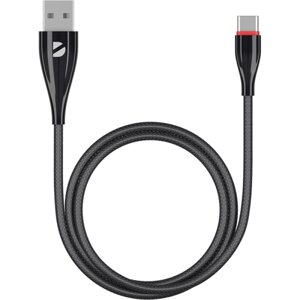Кабель Deppa USB Type-A - USB Type-C, черный (1 метр)
