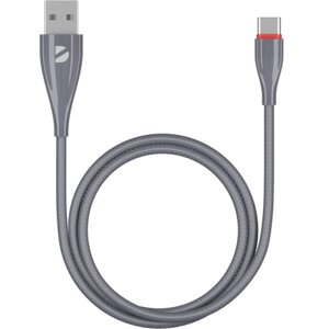 Кабель Deppa USB Type-A - USB Type-C, серый (1 метр)