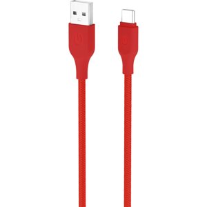 Кабель Gerffins USB-A - Type-C, 1м., красный