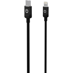 Кабель Gerffins USB-C - Lightning, 1м., черный
