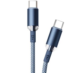 Кабель VLP Diamond USB-C/C 1,2м синий