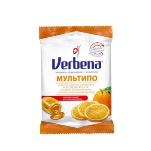 Карамель лечебная мультипо Verbena/Вербена 60г