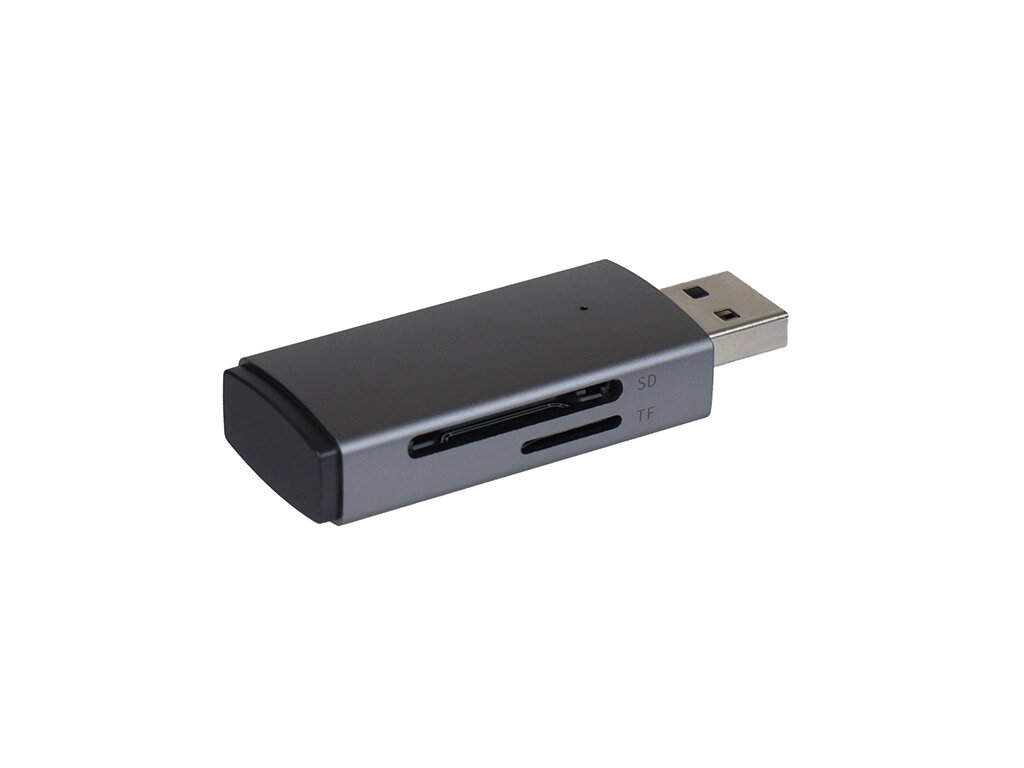Карт-ридер Baseus Lite Series USB-A to SD/TF Grey WKQX060013 от компании Admi - фото 1