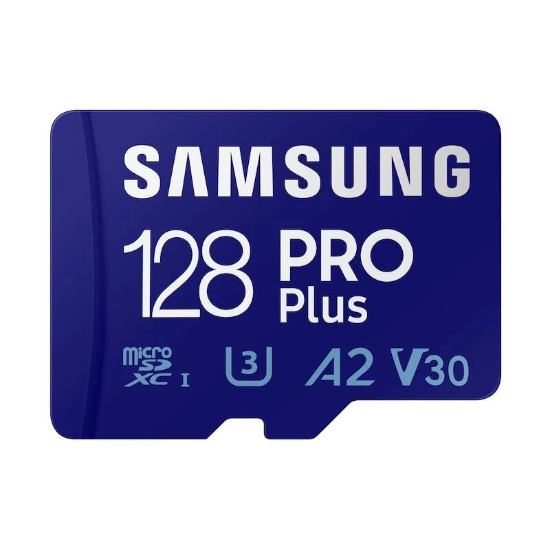 Карта памяти 128Gb - Samsung Pro Plus Micro Secure Digital XC UHS-III U3 MB-MD128KB/WW от компании Admi - фото 1