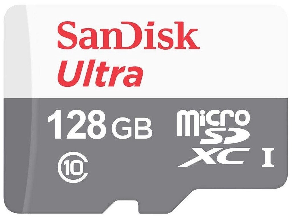 Карта памяти 128Gb - SanDisk Ultra Micro Secure Digital XC UHS-I SDSQUNR-128G-GN6MN от компании Admi - фото 1