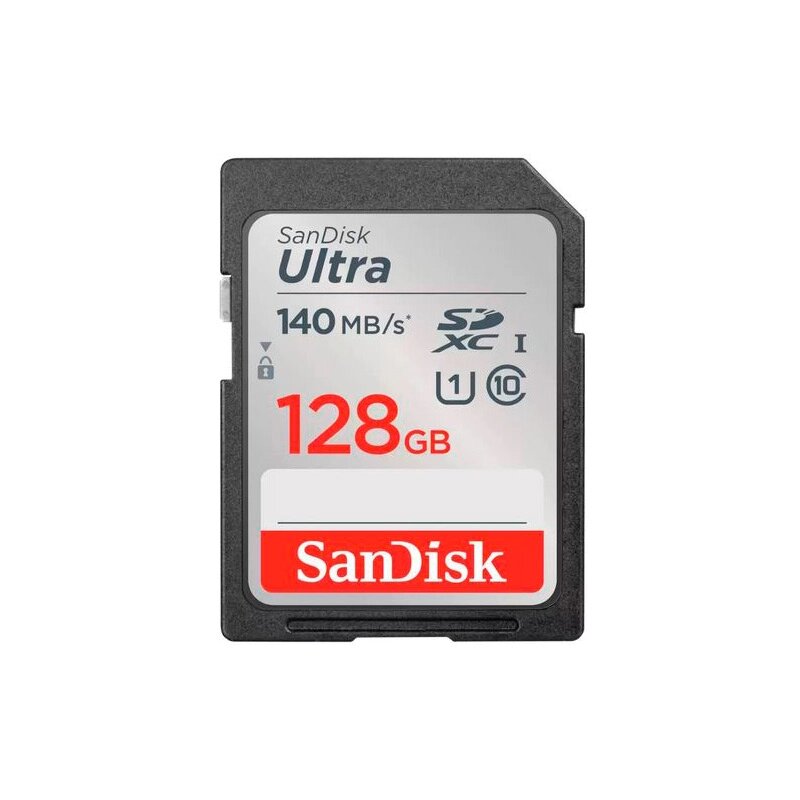 Карта памяти 128Gb - SanDisk Ultra SDXC Class 10 UHS-I SDSDUNB-128G-GN6IN от компании Admi - фото 1