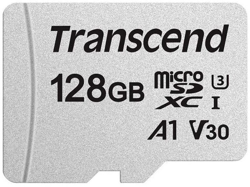 Карта памяти 128Gb - Transcend MicroSD 300S UHS-I U1 TS128GUSD300S от компании Admi - фото 1