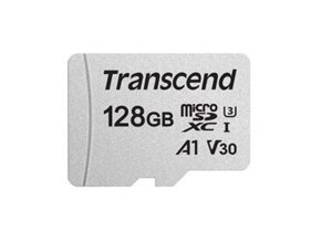 Карта памяти 128gb - transcend microsdxc class10 UHS-I U3 A1 TS128GUSD300S-A