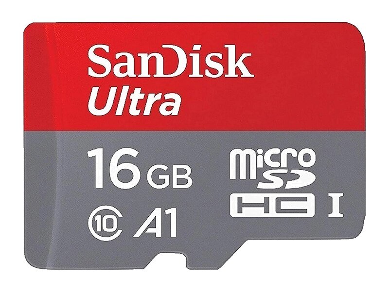 Карта памяти 16Gb - SanDisk Micro Secure Digital HC Class 10 Ultra UHS-I A1 SDSQUAR-016G-GN6MN от компании Admi - фото 1
