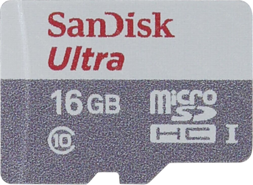 Карта памяти 16Gb - SanDisk Ultra microSD Class 10 UHS-I SDSQUNS-016G-GN3MN от компании Admi - фото 1