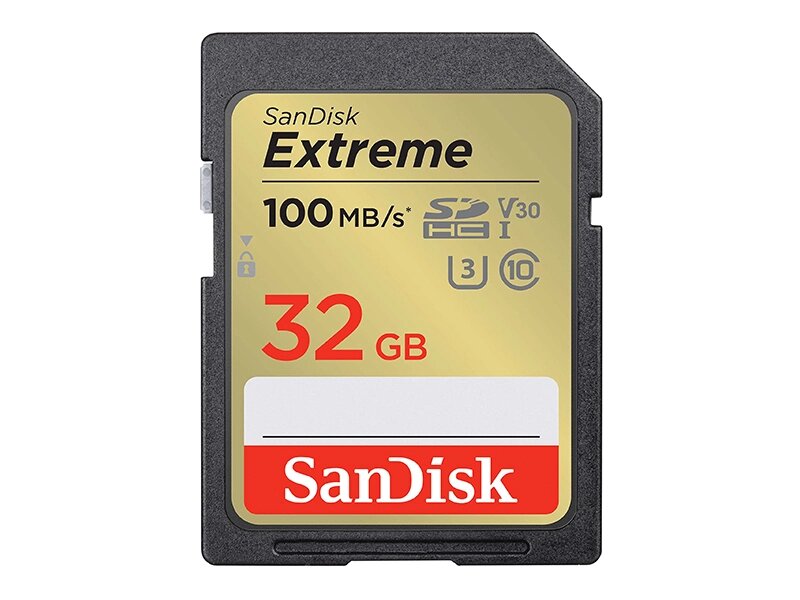 Карта памяти 32Gb - SanDisk Extreme SD UHS-I SDSDXVT-032G-GNCIN от компании Admi - фото 1