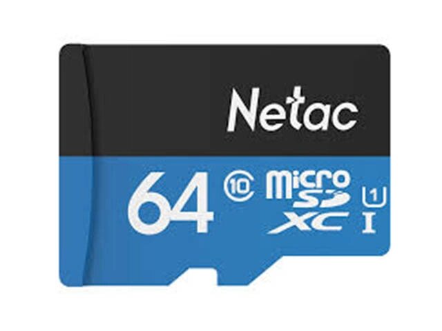 Карта памяти 64Gb - Netac microSDHC P500 NT02P500STN-064G-S от компании Admi - фото 1