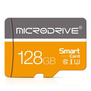 Карта памяти Microdrive 128 ГБ TF Class 10 Высокоскоростная карта Micro SD Flash Смарт-карта для вождения Регистратор те